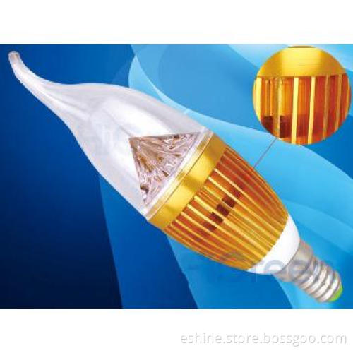 Golden Class Cover E14 /E26/E27 led Candle light 2700K AC85-260V